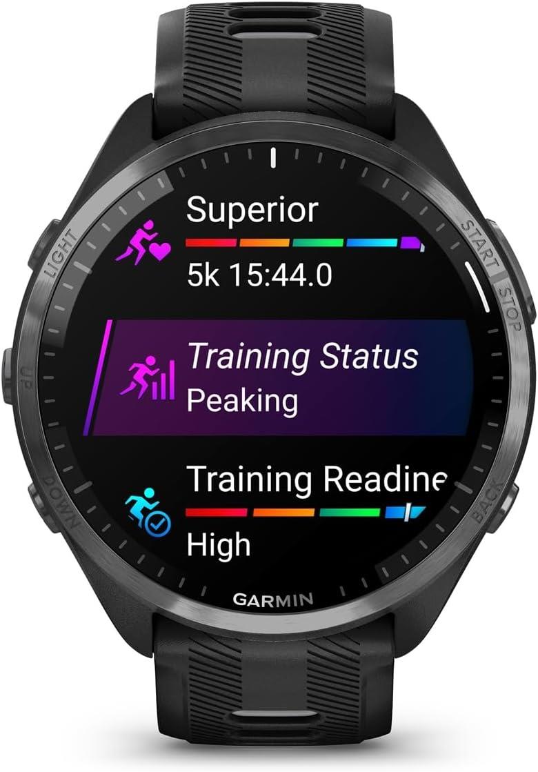 Garmin Forerunner 965 Running Smartwatch Heart Rate Monitor - Black