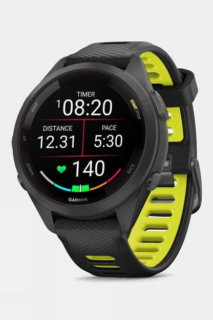 Garmin Forerunner 265S Running Smartwatch Heart Rate Monitor - Black