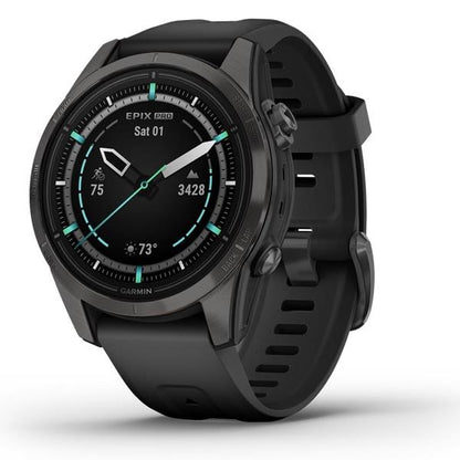 Garmin Epix PRO Gen 2 Sapphire Sport Watch Carbon DLC Titanium 42mm - Black