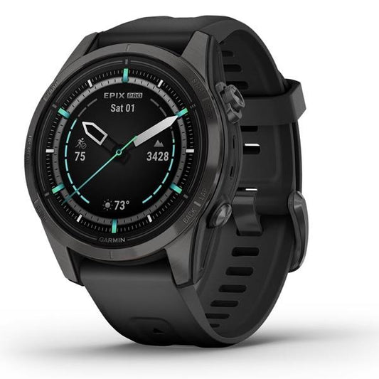 Garmin Epix PRO Gen 2 Sapphire Sport Watch Carbon DLC Titanium 42mm - Black