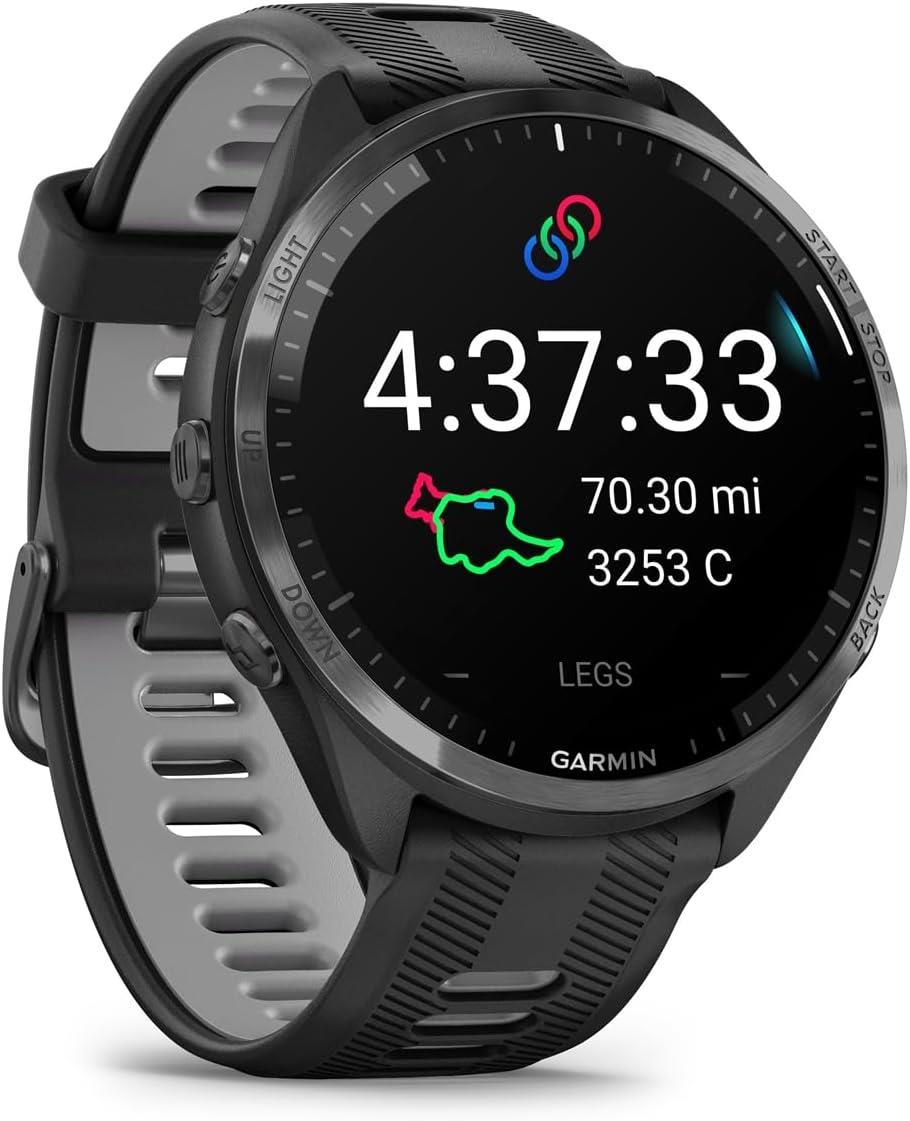 Garmin Forerunner 965 Running Smartwatch Heart Rate Monitor - Black