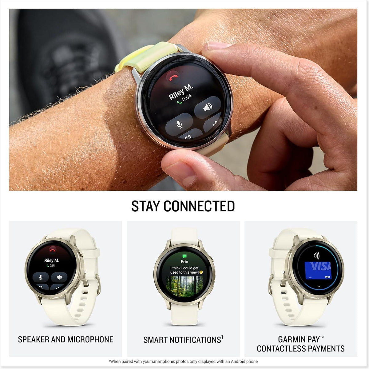 Garmin Venu 4 Premium GPS Sports Watch AMOLED Flashlight 45mm - Slate Black