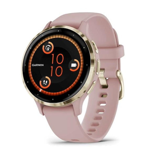 Garmin Venu 3s Music GPS Smartwatch Activity Monitor - Dust Rose Gold