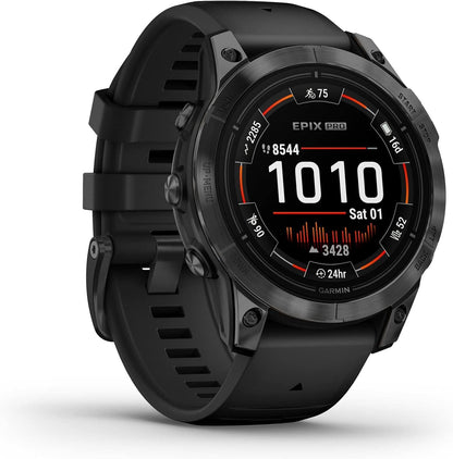Garmin Epix PRO Gen 2 Sapphire Sport Watch Carbon DLC Titanium 42mm - Black