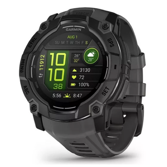 Garmin Instinct 3 Tactical Rugged GPS Sports Watch AMOLED Screen 50mm - Black