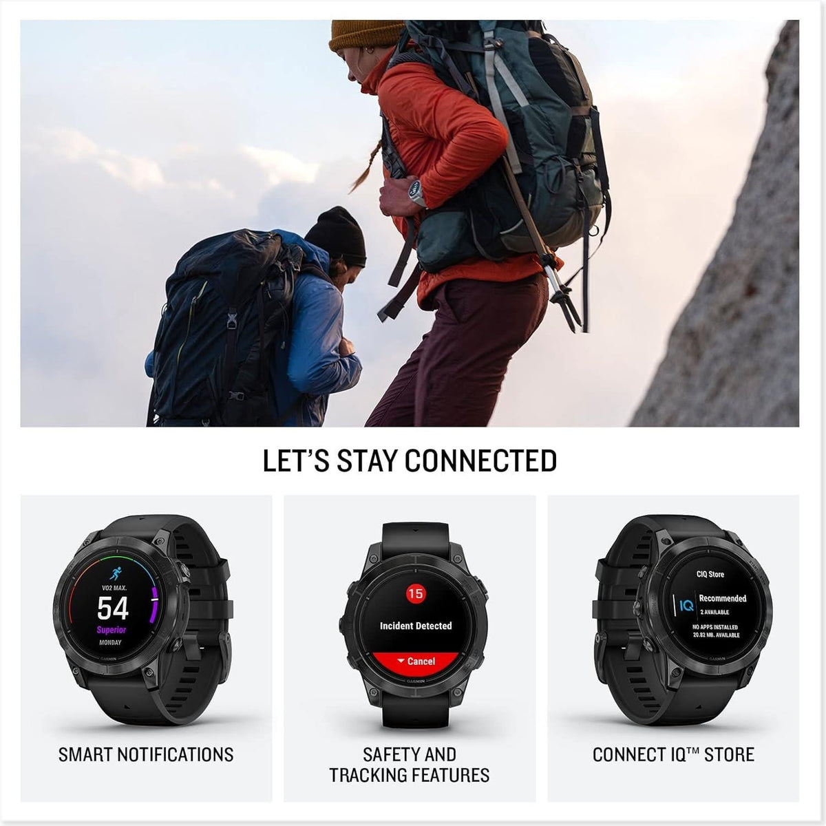 Garmin Epix PRO Gen 2 Sapphire Sport Watch Carbon DLC Titanium 42mm - Black