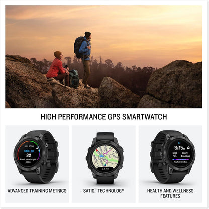 Garmin Epix PRO Gen 2 Sapphire Sport Watch Carbon DLC Titanium 42mm - Black